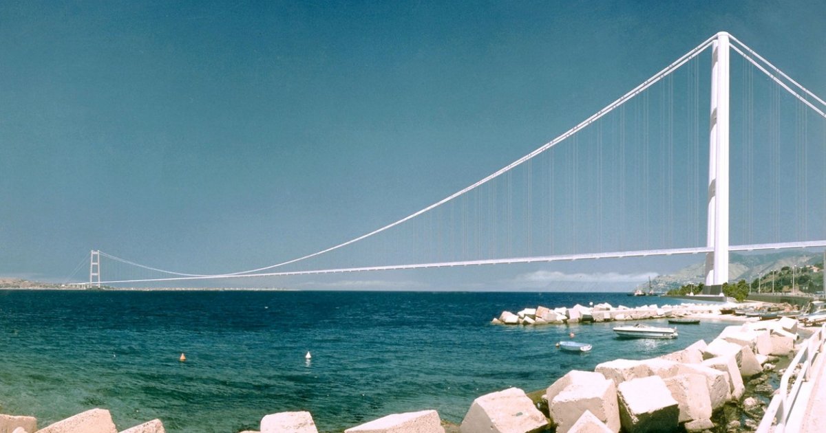 Dopo 160 anni l’Italia vuole avere il ponte sospeso più lungo del mondo