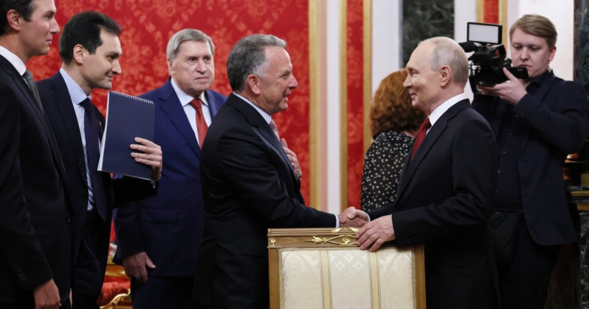 Witkoff a Putin v Moskvě