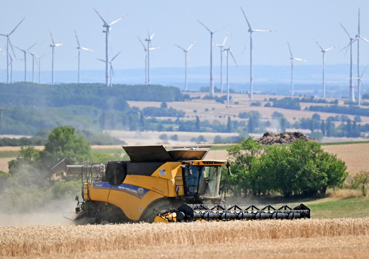 Větrný park v Německu