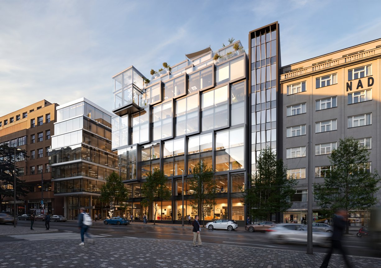 Tento objekt bude stát na místě Transgasu.