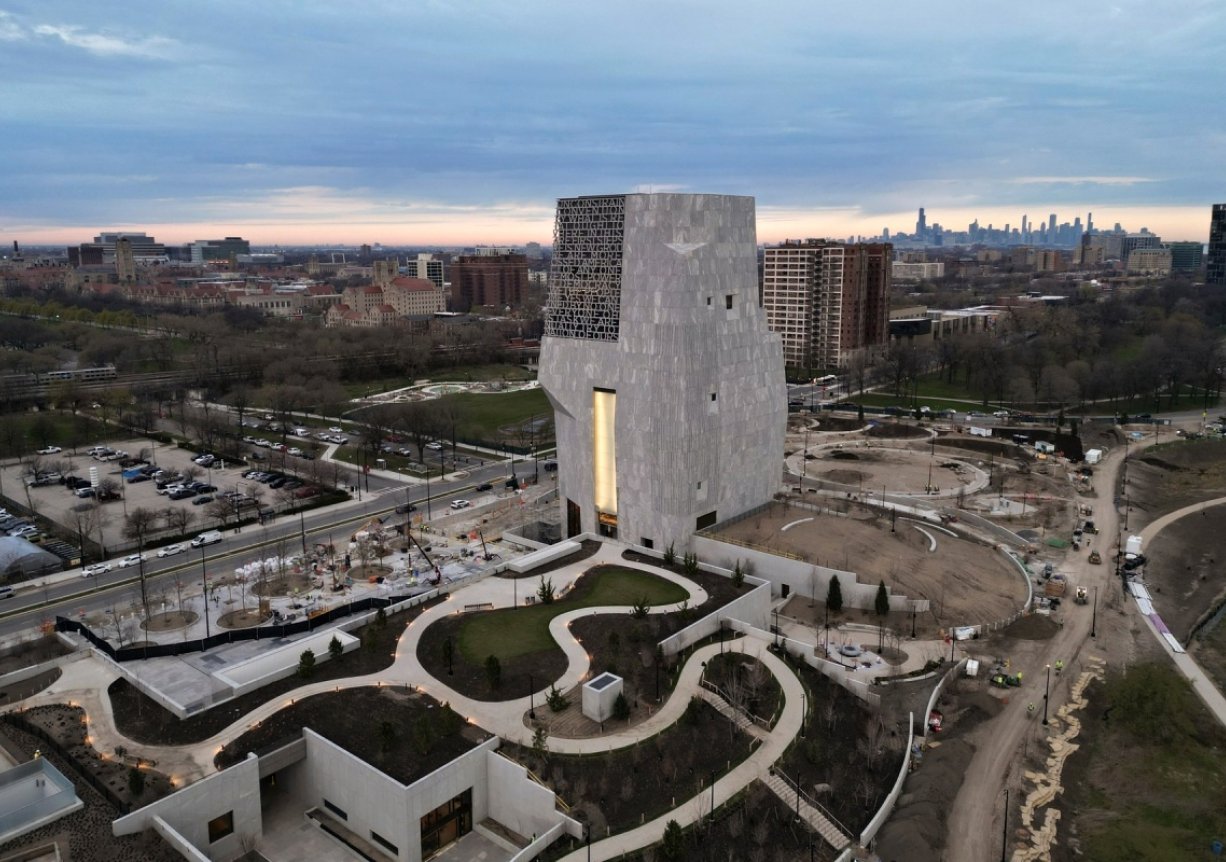Centrum bývalého amerického prezidenta Baracka Obamy v Chicagu