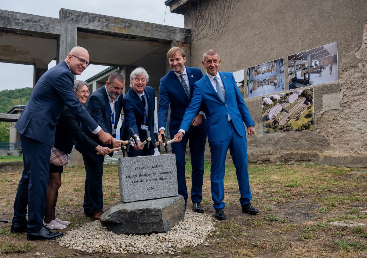 Zahájení stavby centrálního urgentního příjmu ve Fakultní Thomayerově nemocnici, 19. srpna 2026