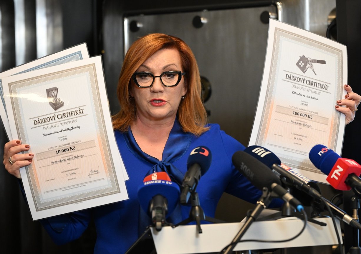 Ministryně financí Alena Schillerová (ANO)