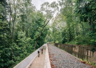 5,5 kilometru dlouhý úsek Vltavské cyklostezky nyní propojuje Loučovice s Vyšším Brodem.