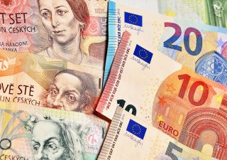 Bankovky - koruny a eura