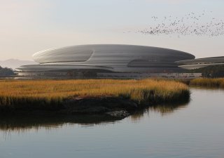 Sportovní areál v Číně navrhli architekti ze studia Zaha Hadid Architects.