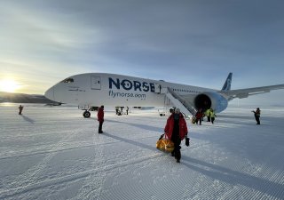 Na Antarktidě přistál letoun Boeing 787 Dreamliner společnosti Norse Atlantic Airways