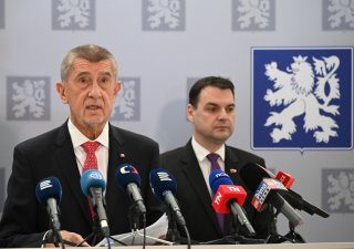 Andrej Babiš a Petr Macinka