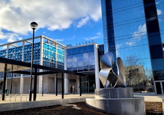 Město Milton Keynes ve Velké Británii