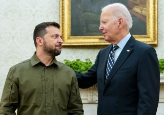 Volodymyr Zelenskyj a Joe Biden