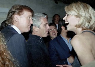 Donald Trump a Jeffrey Epstein v roce 1997