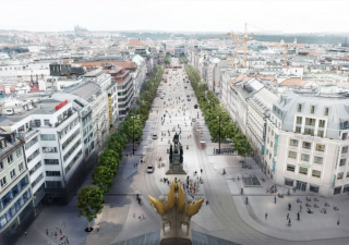 Stavba tramvajové trati na Václavském náměstí začne o letních prázdninách