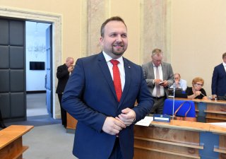 Ministr práce a sociálních věcí Marian Jurečka po jednání vlády.