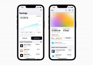 Apple card savings