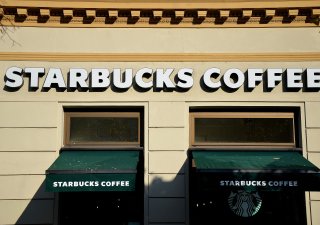 Starbucks v Praze na Václavském náměstí