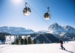 Lyžování ve Val Gardeně