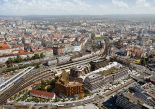 Projekt Dornych v centru Brna - vizualizace.