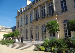 Prezidentský Elysejský palác v Paříži.