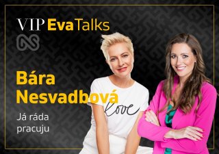 Bára Nesvadbová v pořadu Eva VIP Talks Evy Čerešňákové