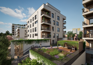 Nový projekt JRD na Barrandově s bažinou na střeše