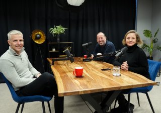 Natáčení podcastu s Janem Šulcem, šéfem společnosti EBM.