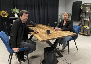 Natáčení podcastu s architektem Markem Tichým
