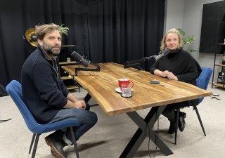 Natáčení podcastu s architektem Ondřejem Synkem (re:architekti)