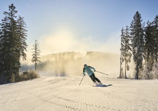 lyžování na Lipně