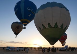 Balóny nad ostrovem Djerba