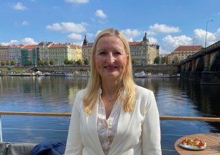 Monika Truchlíková, generální ředitelka Modré pyramidy stavební spořitelny ze skupiny Komerční banky