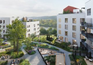 Skanska Residential postaví v Praze Modřanech dalších 126 bytů za více než miliardu korun.