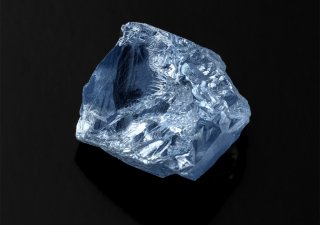 Vzácný modrý diamant