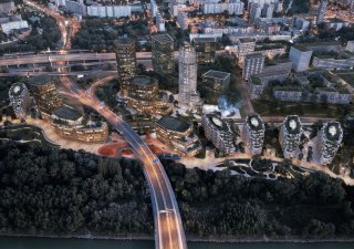 Southbank - návrh pro novou výstavbu v Bratislavě. Developer Penta Real Estate.