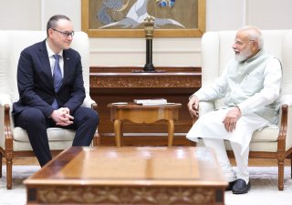 Generální ředitel strojírenské společnosti Škoda Group Petr Novotný jednal s indickým premiérem Naréndrou Módím