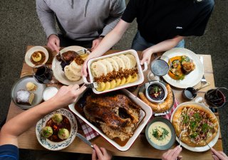 Svatomartinské hody ve Vinohradském parlamentu.