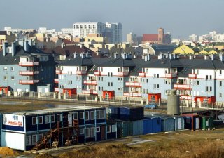 Residential construction in Warsaw