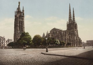 Katedrála v Bordeaux na konci 19. století