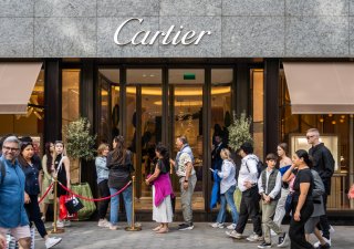 Prodejna šperků a luxusních hodinek Cartier