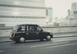 taxi v Londýně
