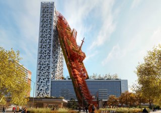 Vizualiza mrakodrapu v Butovicích