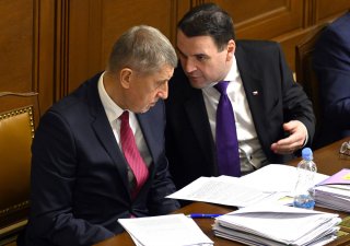 Andrej Babiš a Petr Macinka