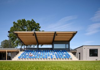 Fotbalový stadion v Plané u Českých Budějovic