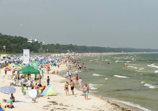 Koupání na pláži na Rujáně je čím dál populárnější
