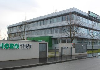 Sídlo holdingu Agrofert spojeného s expremiérem a šéfem ANO Andrejem Babišem v pražském Chodově.