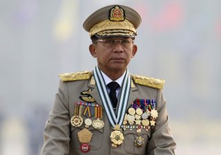 Vůdce barmské vojenské junty Min Aun Hlain