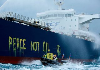 ruský tanker, greenpeace