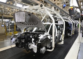 Výroba vozů v továrně Škoda Auto