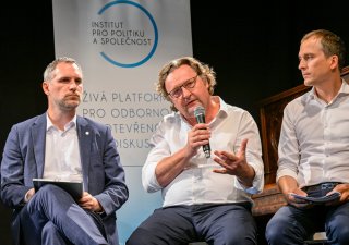 Zdeněk Hřib, primátor, politik, Petr Hlaváček, náměstek primátora, Jan Čižinský, starosta