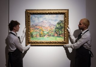 Na aukci sbírky umění spoluzakladatele Microsoftu Paula Allena se dražil i obraz La montagne Sainte-Victoire od Paula Cézannea