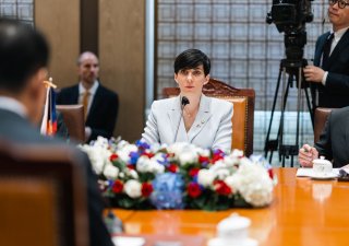 Předsedkyně sněmovny Markéta Pekarová Adamová na státní návštěvě v jihokorejském Soulu